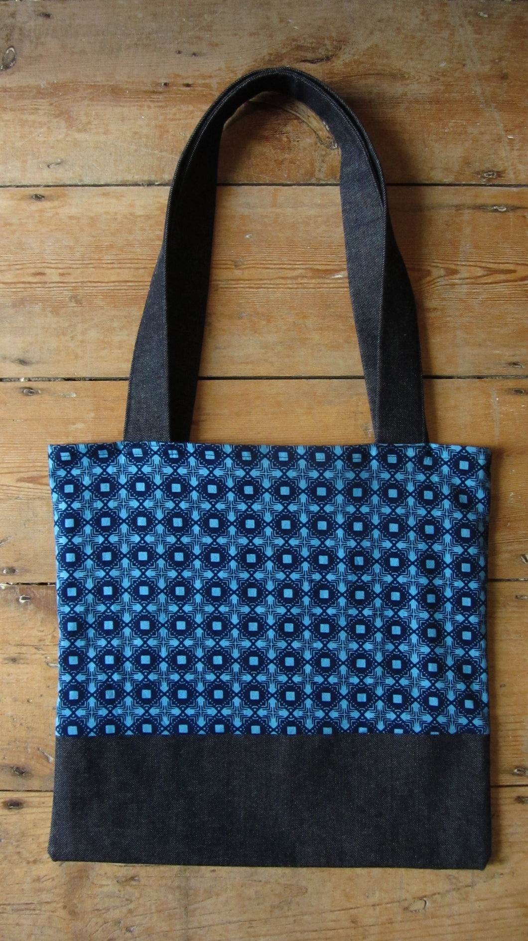 Blue Mosaic Handbag